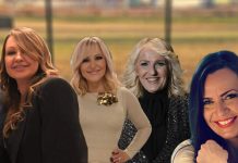 Tako so pred 25 leti izgledale Anja Rupel, Alenka Godec, Nuša Derenda in Pika Božič slovenske-glasbenice