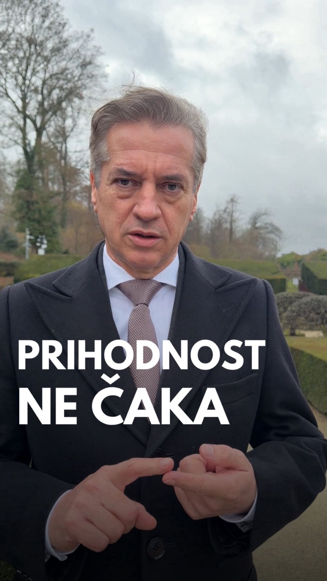 Robert Golob je zbolel. Vir: Instagram