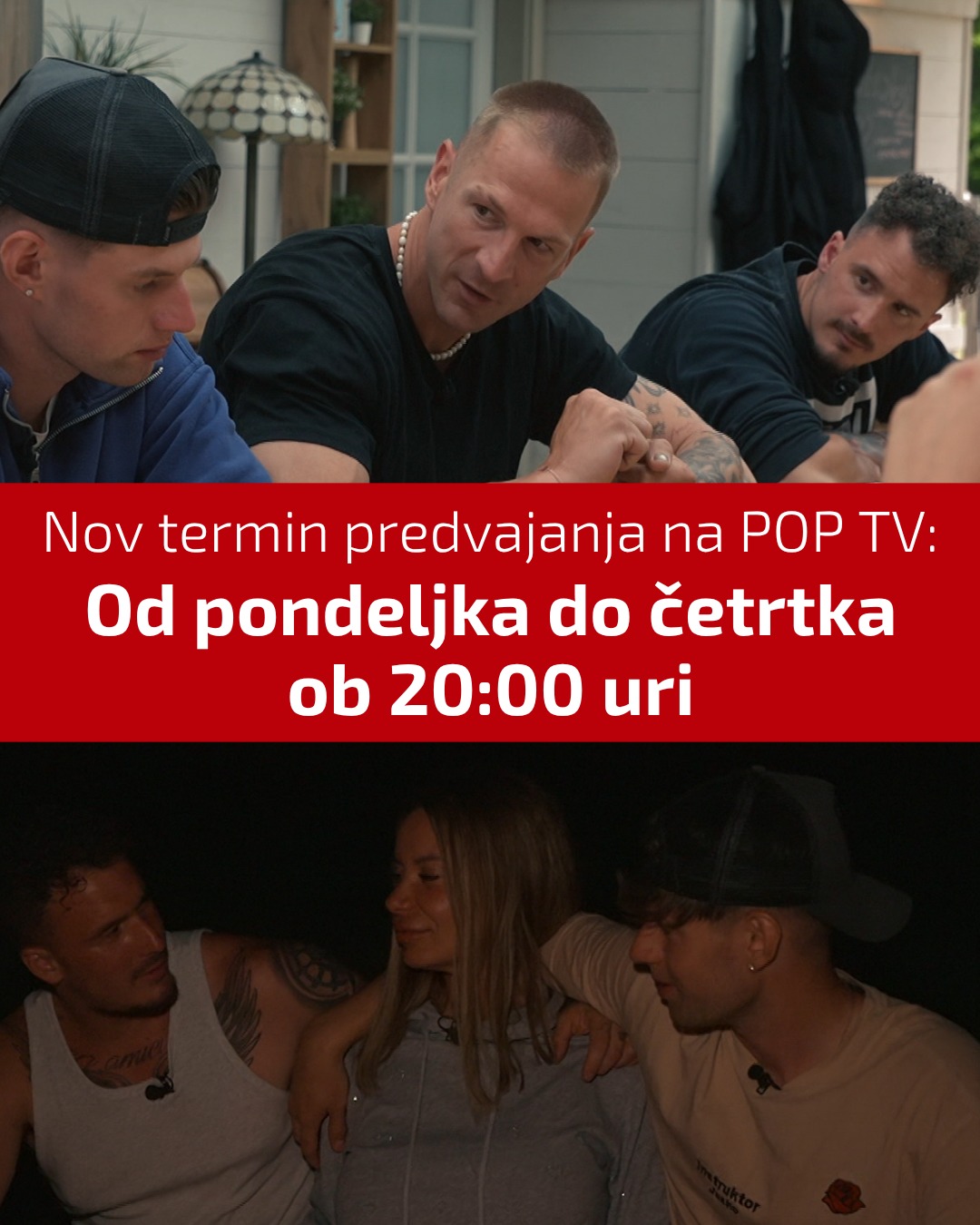 Prestavlja se urnik. Vir: Instagram.com