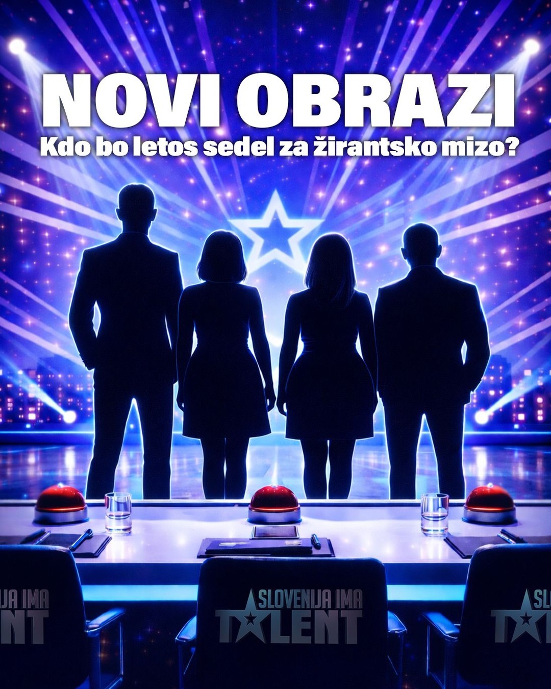 V šov Slovenija ima talent prihajajo novi obrazi. Vir: Instagram