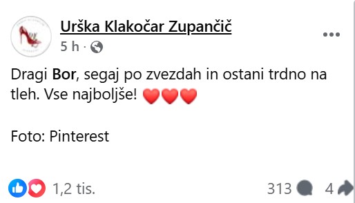Voščilo za njenega dragega