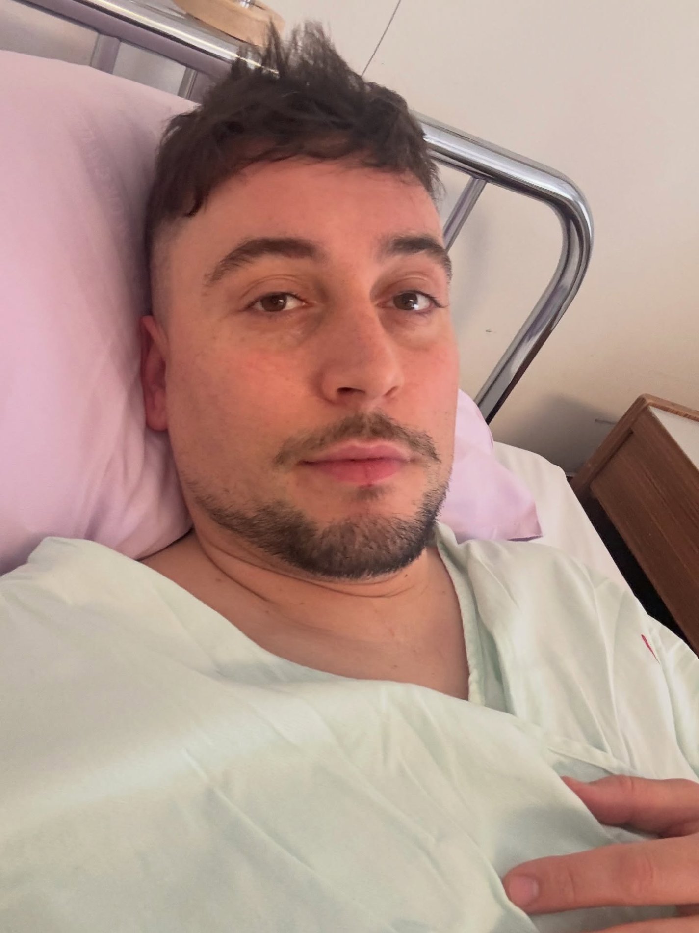 Rok Piletič je operacijo že prestal. Vir: Instagram