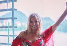 Helena Blagne ujeta v družbi slovenskega bogataša helena blagne