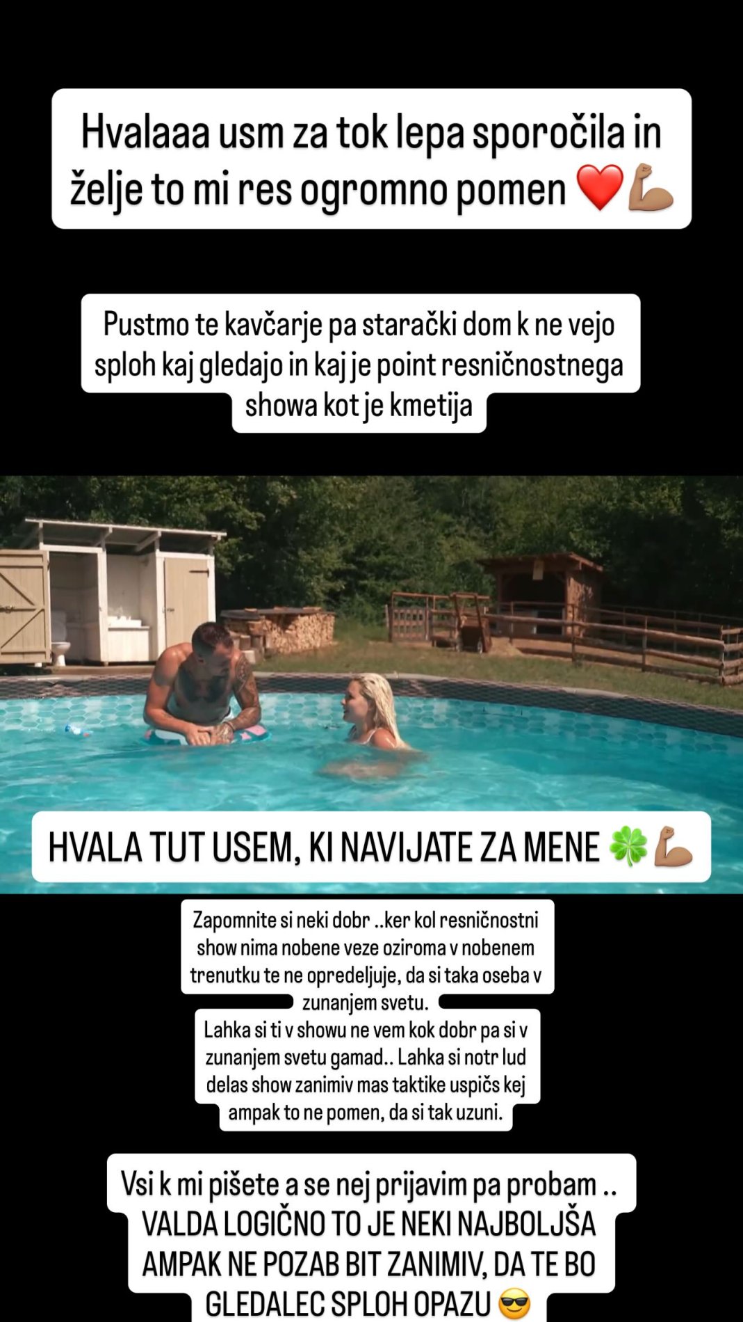 Jan o Kmetiji. Vir: Instagram