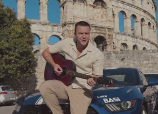 Poglejte, kje dopustuje Luka Basi. Razgled in bazen jemljeta dih