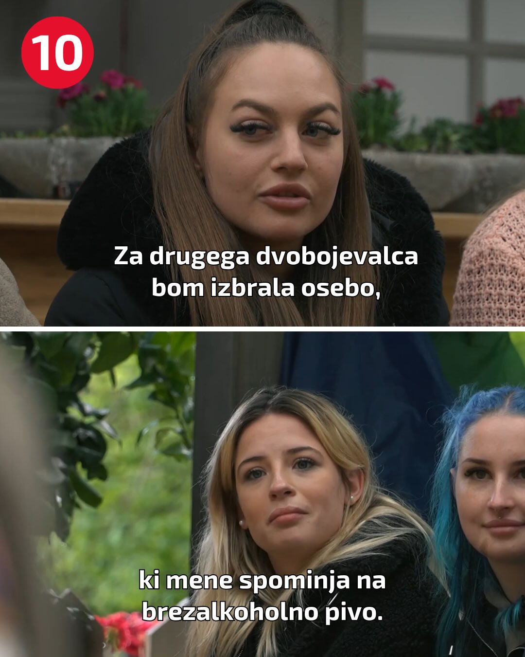 Izjava, ki je najbolj nasmejala gledalce. Vir: Instagram