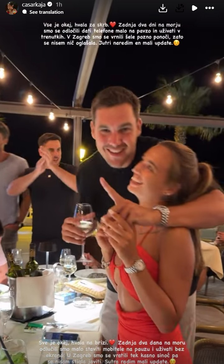 Kaja se nekaj dni ni oglasila, zdaj je pojasnila. Vir: Instagram
