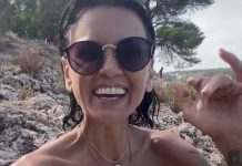 Nina Osenar z razgaljeno fotko skupaj z možem dvignila veliko prahu