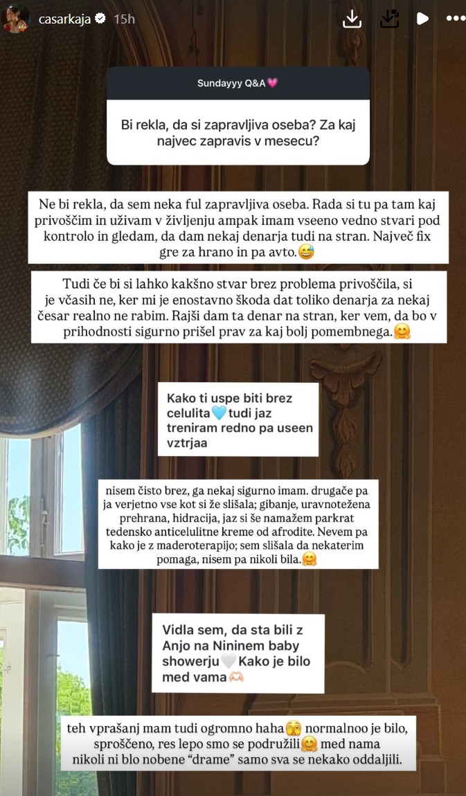 Odnos med Kajo in Anjo