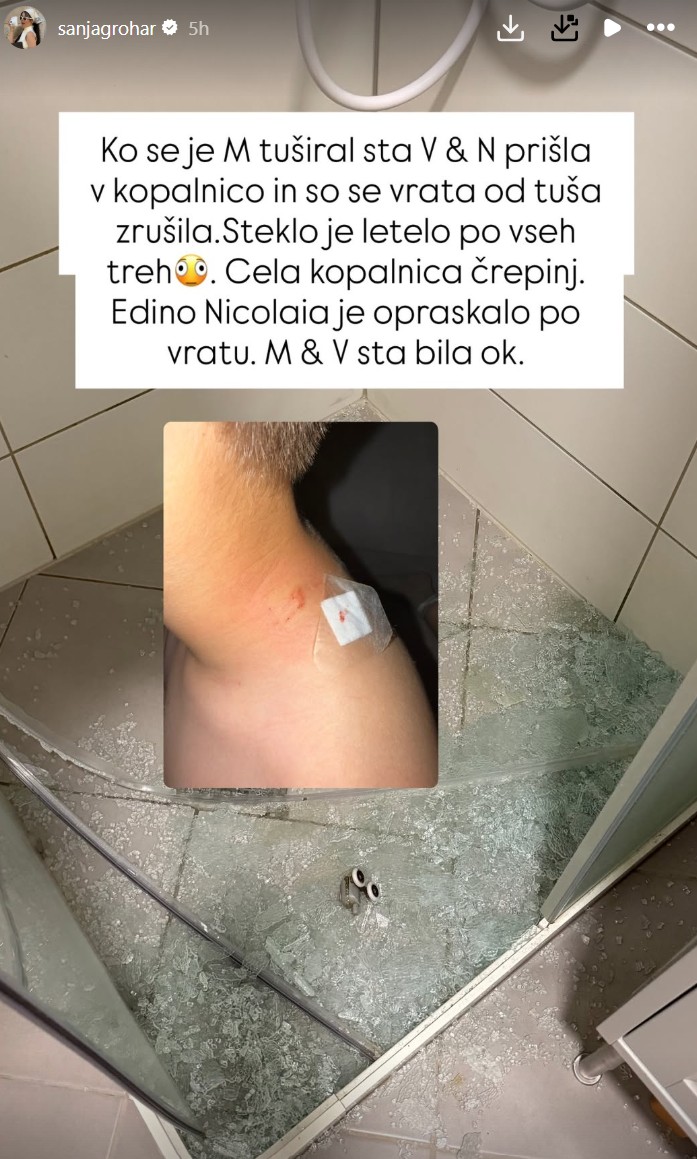 Sanja Grohar je opisala nesrečo