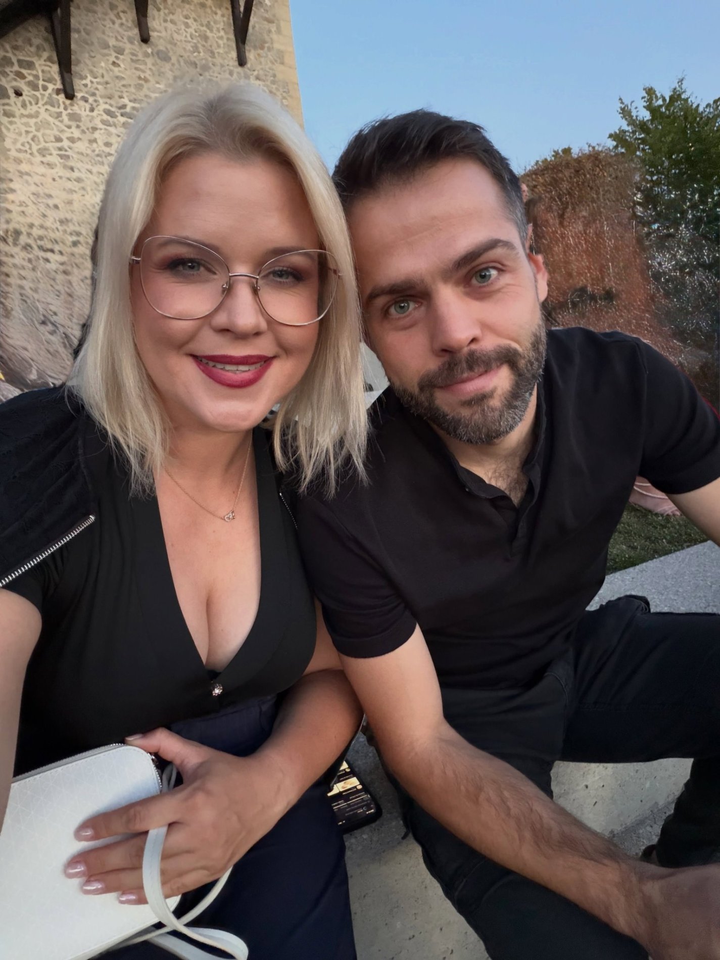 Darja Gajšek si je z možem vzela čas samo za njiju. Vir: Instagram