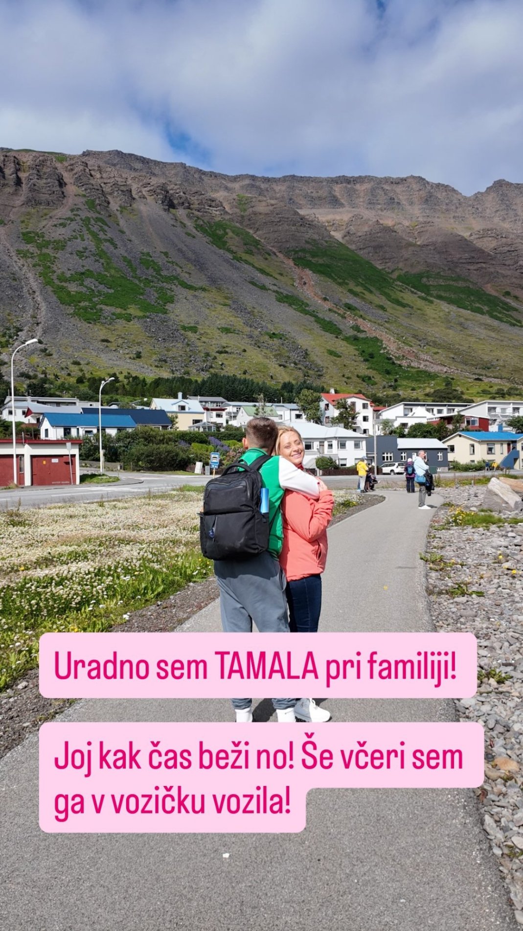 Marjetka je postala najmanjša v družini. Vir: Instagram