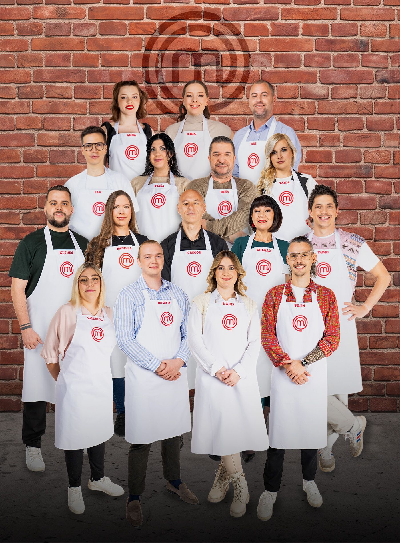 Tekmovalci 12. sezone MasterChef Slovenija. Vir: Instagram