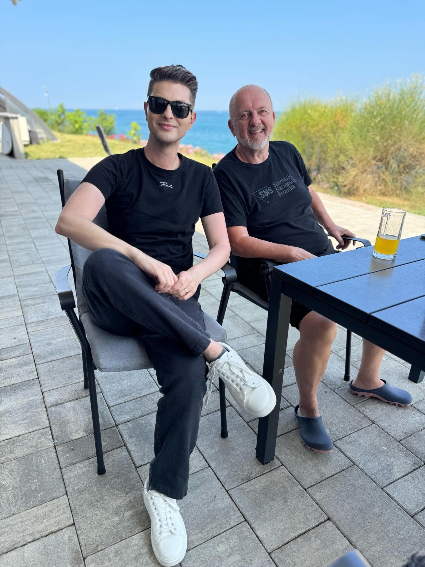 Damjan Murko in Zmago Jelinčič. Vir: Instagram