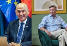 Janša in Pahor ujeta skupaj z nasmehi do ušes, kaj naklepata? pahor-janša