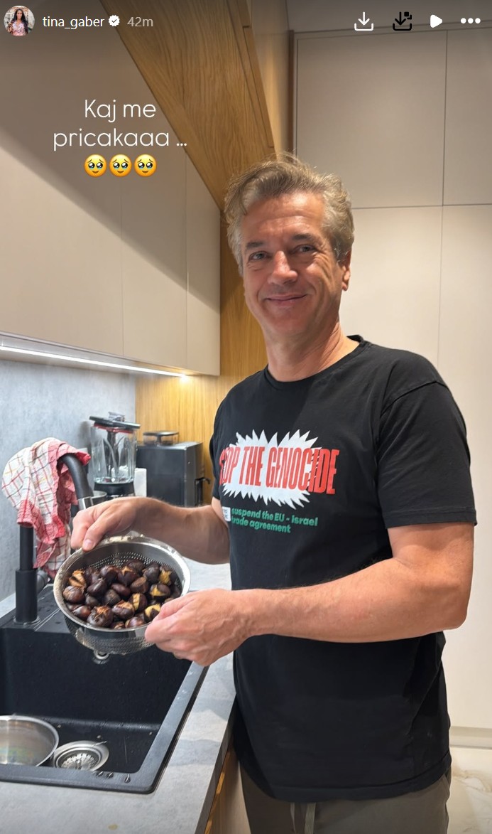 Robert je takole pričakal svojo drago. Vir: Instagram